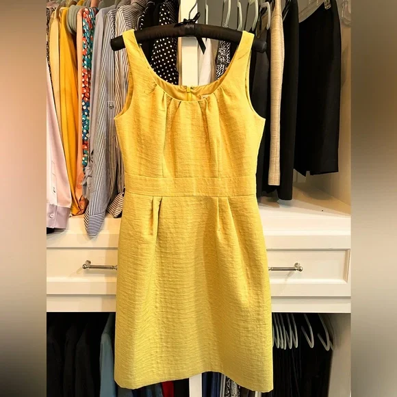 banana republic yellow dress 0 Open Back Mini Sz 0 #836623 NEW Measurements (from size S) Stretch-Satin Cross-Back Maxi Dress |